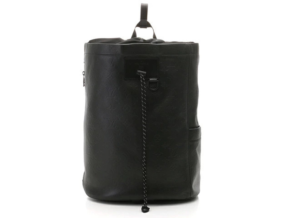 LOUIS VUITTON Bag Backpack Chalk Monogram Shadow Black
